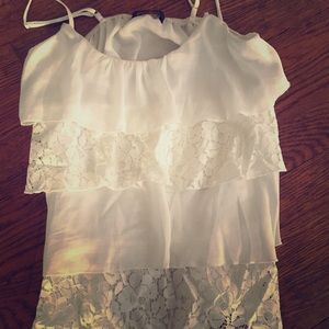 Lace tank top